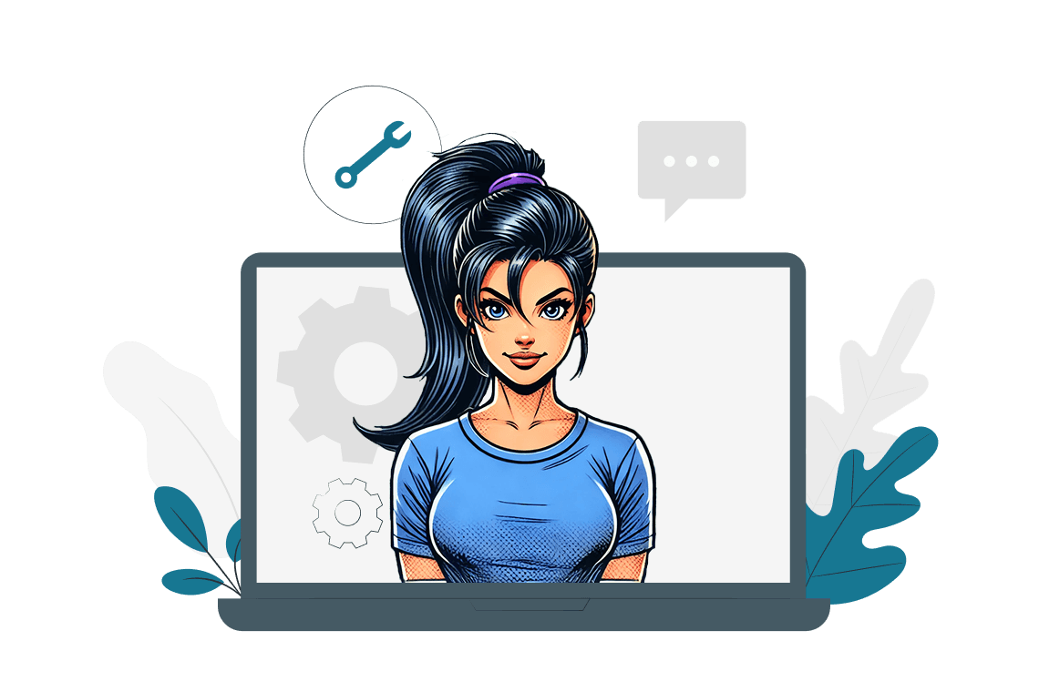 Illustration showcasing available services