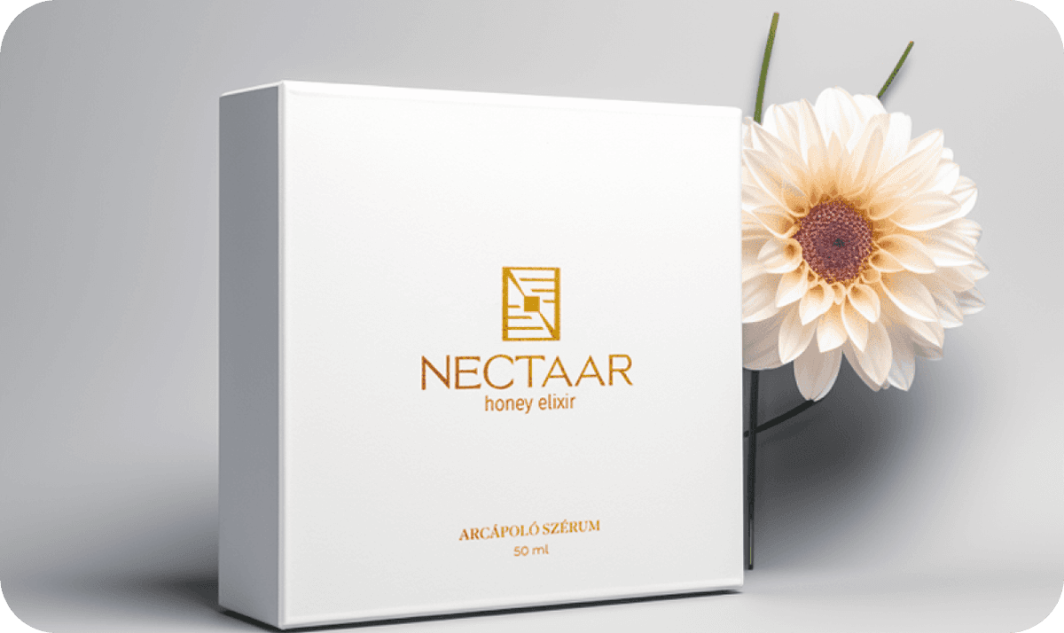 Nectaar csomagolás mockup