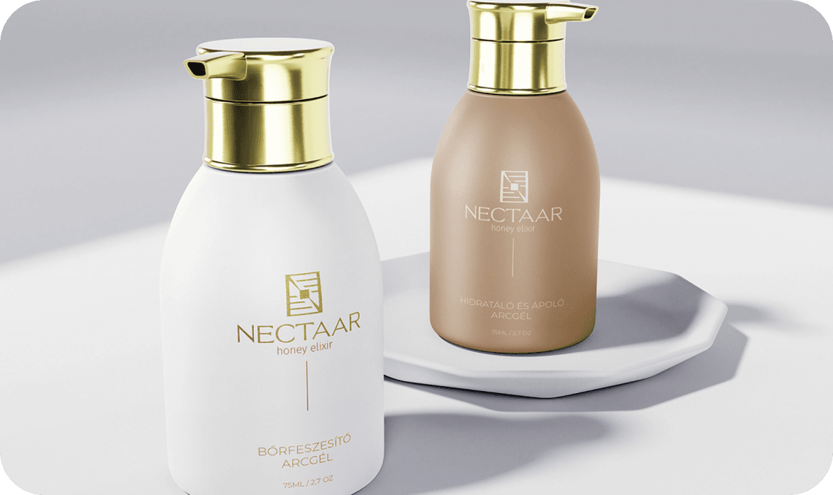 Nectaar hajápolási termék design