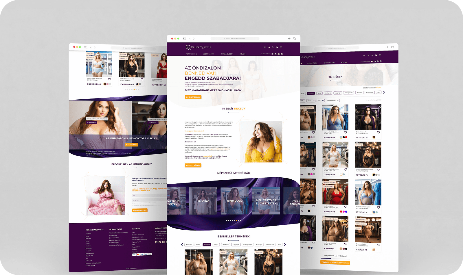 Plus Queen márka és webshop