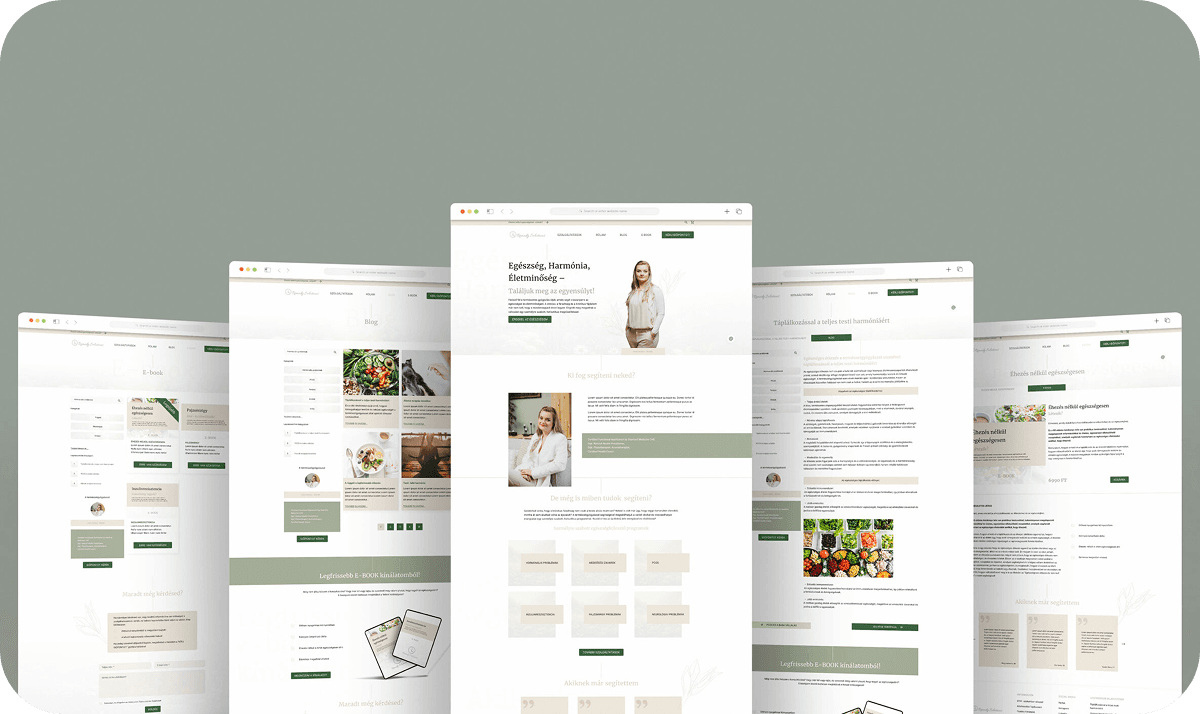 Remedy Solutions főoldal látványterve