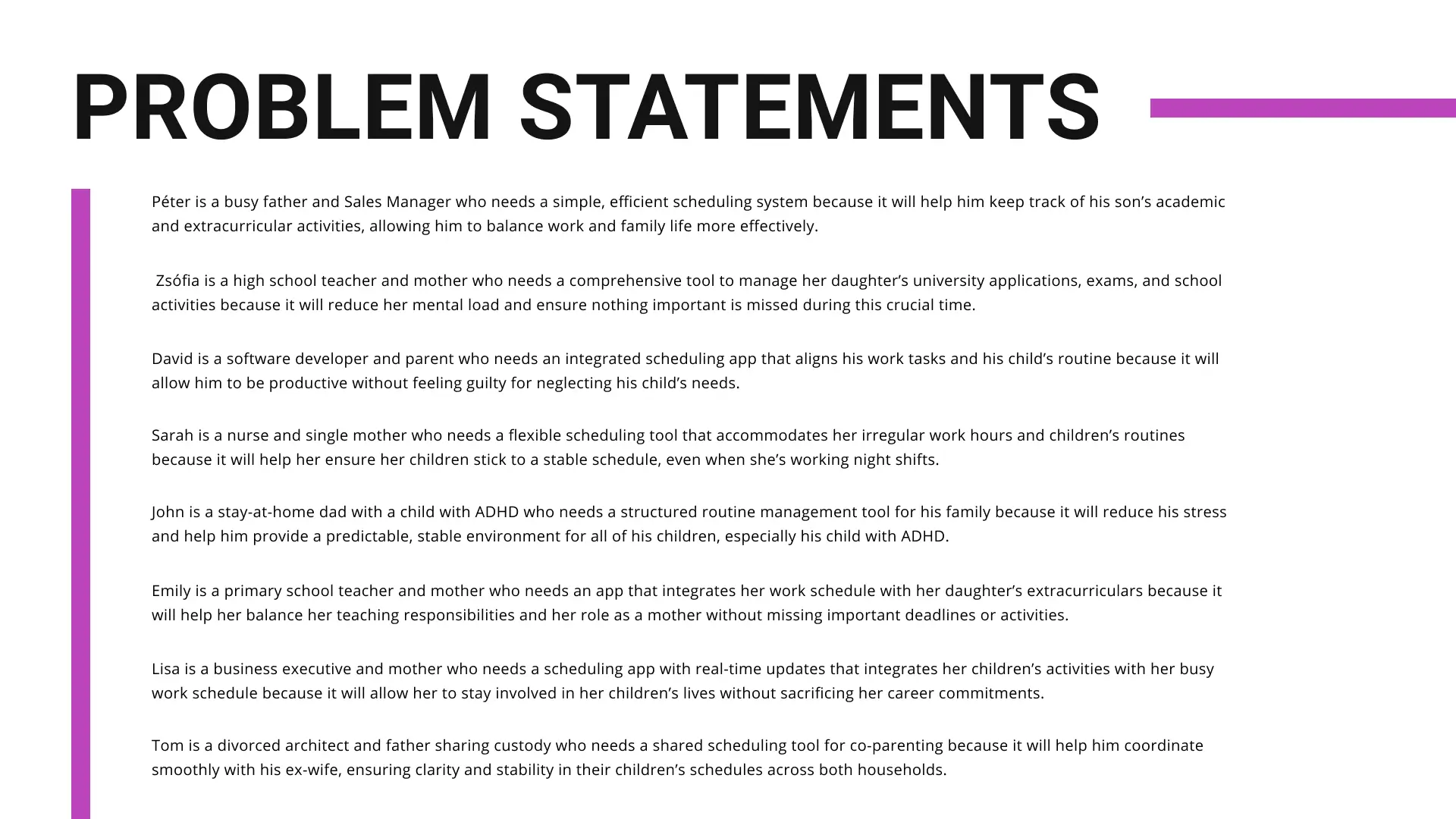 Problem Statement Problem Definition UX
